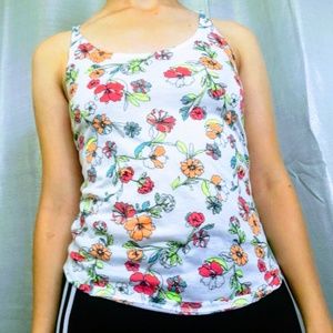 Floral tank top